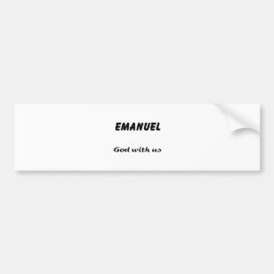 Adesivo Para Carro Emanuel