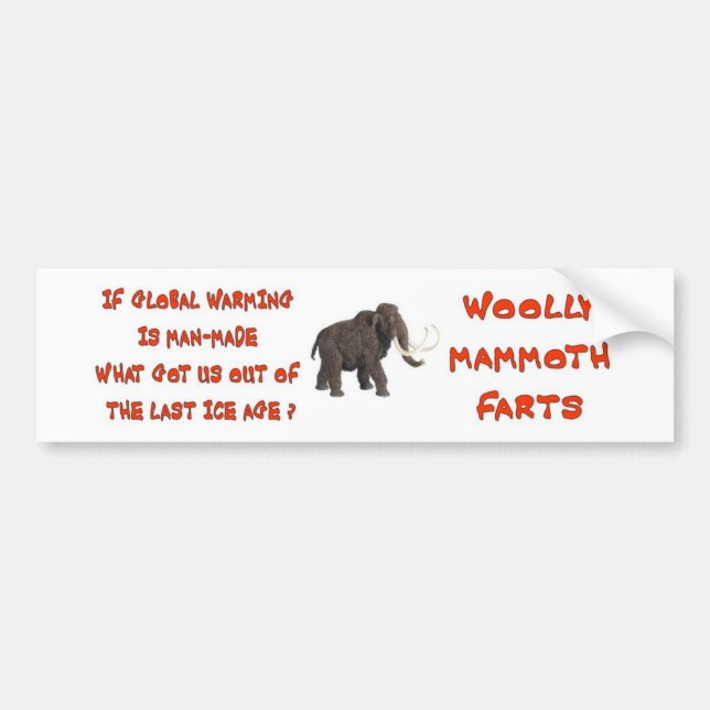 ADESIVO PARA CARRO EMBUSTE DO AQUECIMENTO GLOBAL (Frente)