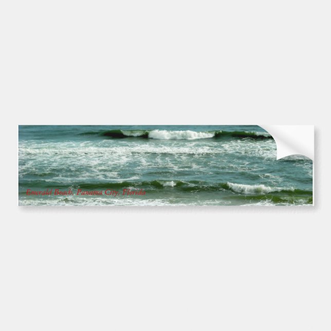Adesivo Para Carro Emerald Beach, Florida - Bumper Sticker (Frente)