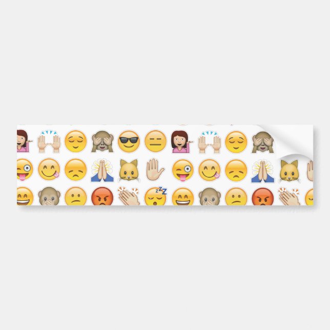 Adesivo Para Carro emoji (Frente)