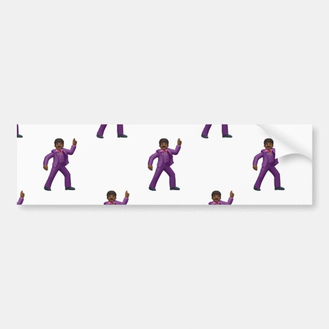 Adesivo Para Carro Emoji Dancing Man (Frente)