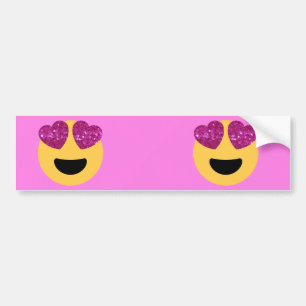 Adesivo Para Carro emoji do coração