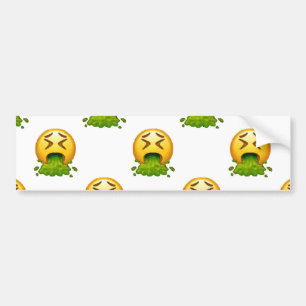 Adesivo Para Carro emoji vomitando