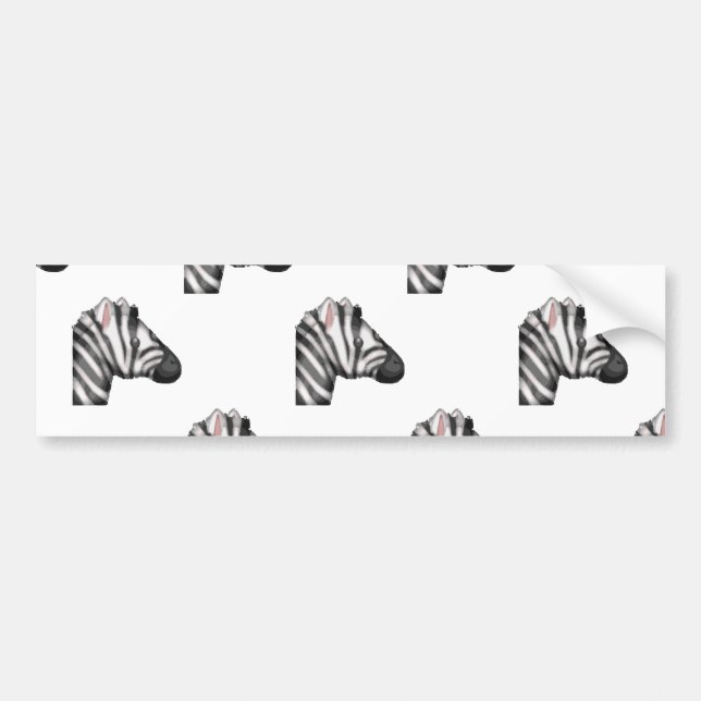 Adesivo Para Carro emoji zebra (Frente)