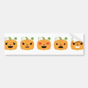 Adesivo Para Carro emojis de abóbora-das-bruxas