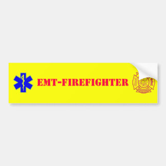 Adesivo Para Carro EMT-FIREFIGHTER - autocolante no vidro traseiro