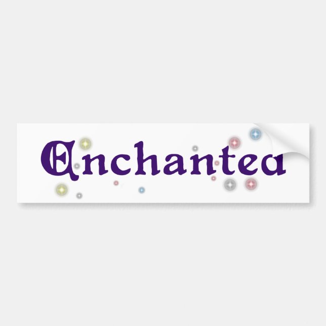 Adesivo Para Carro Enchanted (Frente)