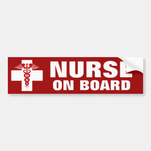 Adesivo Para Carro Enfermeira no Conselho