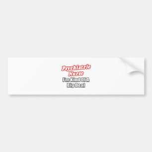 Adesivo Para Carro Enfermeira Psiquiátrica... meio que um grande negó