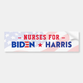 ADESIVO PARA CARRO ENFERMEIROS PARA JOE BIDEN & KAMALA HARRIS 2020