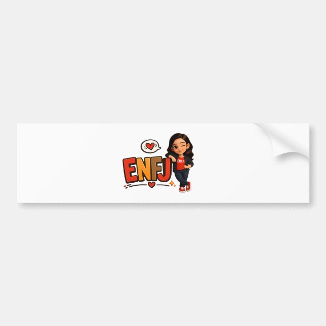 ADESIVO PARA CARRO ENFJ (Frente)