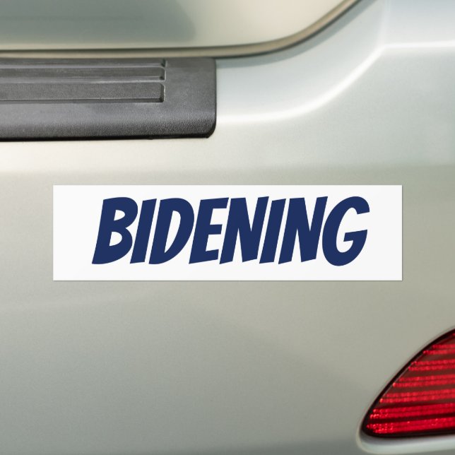 Adesivo Para Carro Enganando Joe Biden Democratas Engraçado 2024 (No carro)