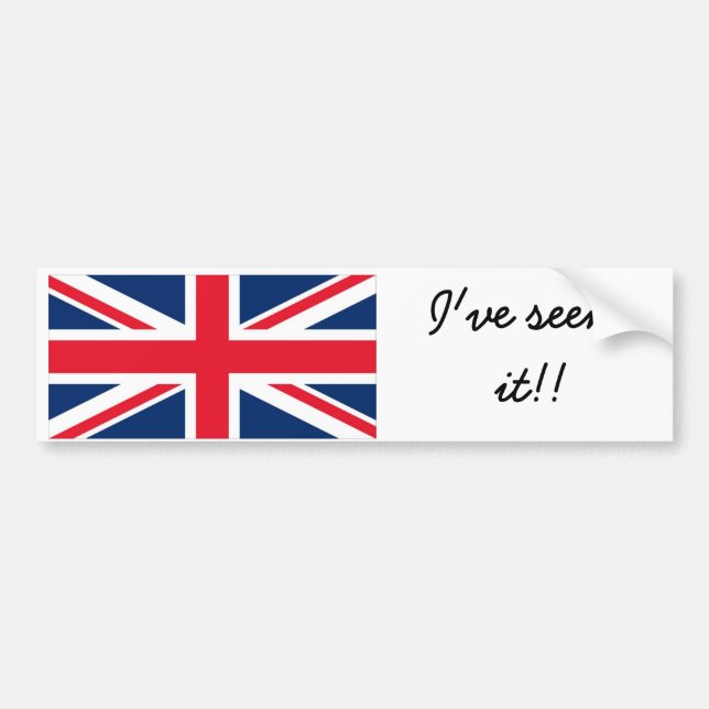 Adesivo Para Carro England bumber sticker (Frente)