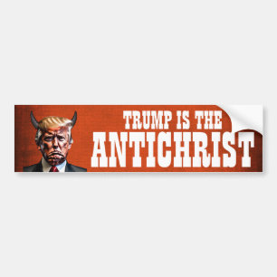 Adesivo Para Carro Engraçado "Anticristo" Trump