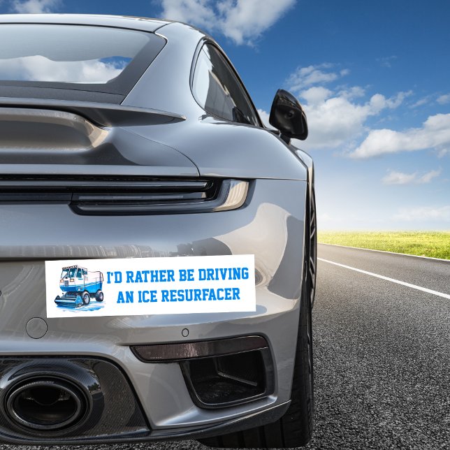 Adesivo Para Carro Engraçado Azul, Eu Preferencialmente Dirigindo Um  (Criador carregado)