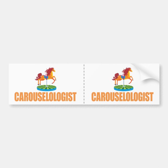 Adesivo Para Carro Engraçado Carousel (Frente)