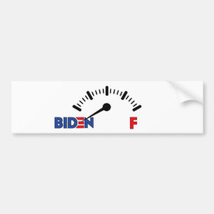 Adesivo Para Carro Engraçado Gage de Biden Vazio