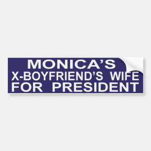 Adesivo Para Carro Engraçado Hillary Clinton para o presidente Stick