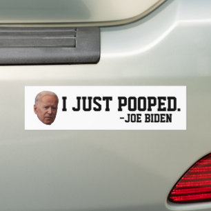 ADESIVO PARA CARRO ENGRAÇADO JOE BIDEN, EU APENAS PEGUEI VESTIDOS DE