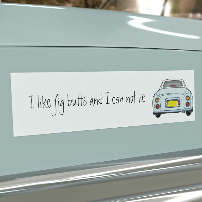 Adesivo Para Carro Engraçado Pale Aqua Eu Gosto Do Bumper Do Jato Fig (Do you like Pale Aqua Figaro cars & can not lie? This is the car bumper sticker just for you)