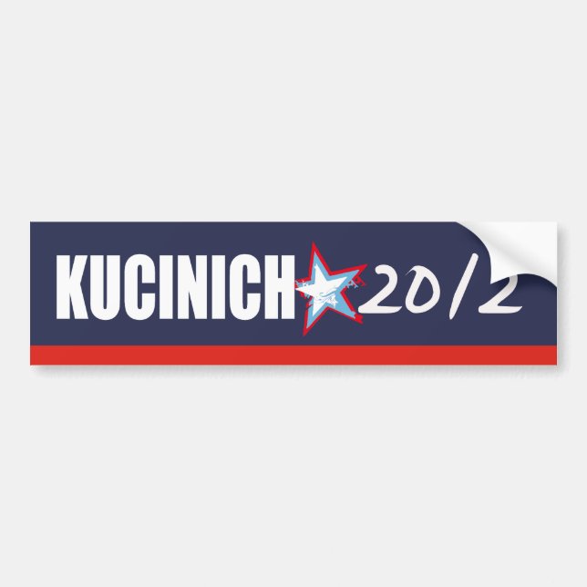 Adesivo Para Carro Engrenagem da eleição de DENNIS KUCINICH (Frente)