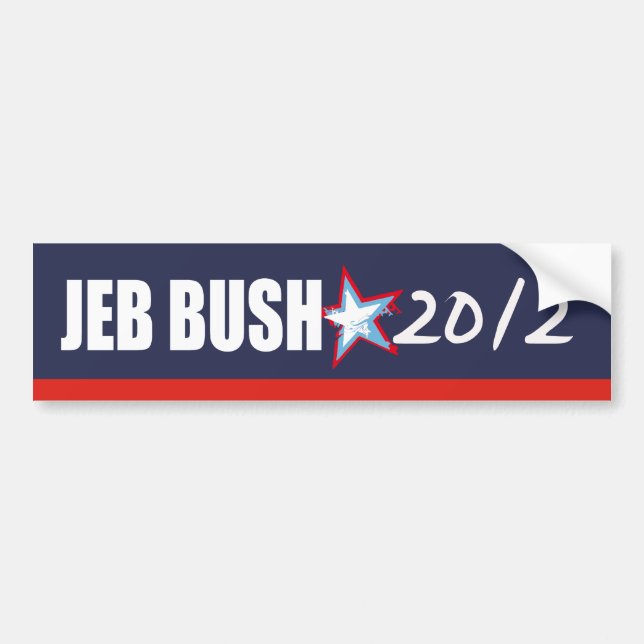 Adesivo Para Carro Engrenagem da eleição de JEB BUSH (Frente)