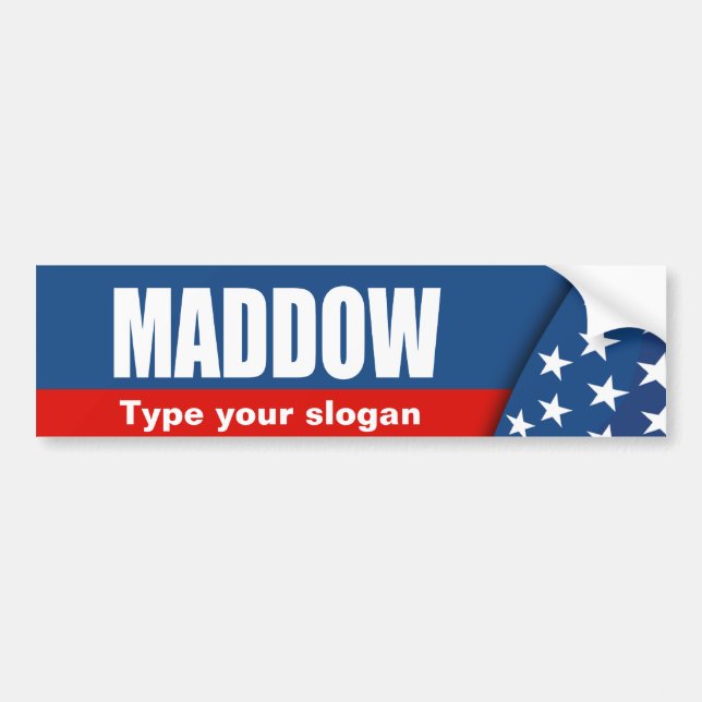 Adesivo Para Carro Engrenagem da eleição de MADDOW (Frente)