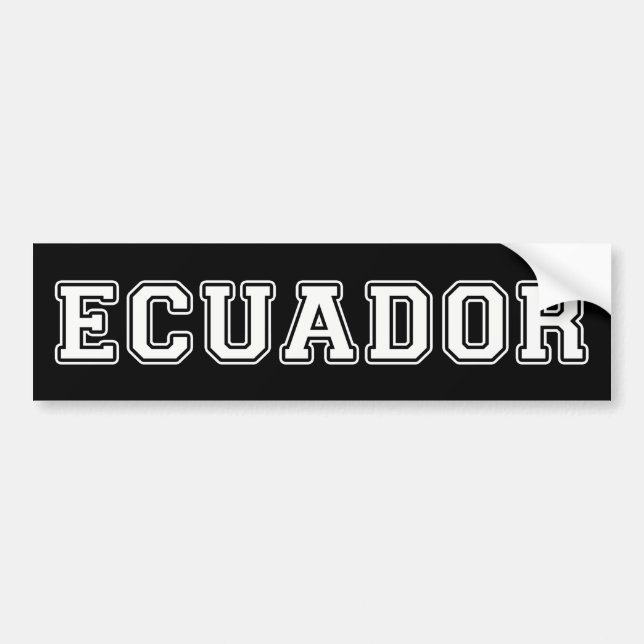 Adesivo Para Carro Equador (Frente)