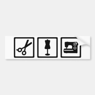 Adesivo Para Carro Equipamento do alfaiate