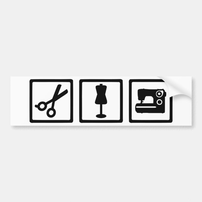 Adesivo Para Carro Equipamento do alfaiate (Frente)