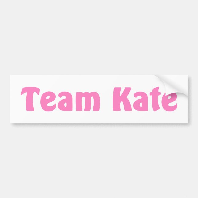 Adesivo Para Carro Equipe Kate (Frente)