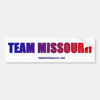 Adesivo Para Carro Equipe Missouri orgulhoso!