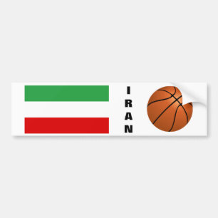 Adesivo Para Carro Equipe Nacional de Basquete do Irã