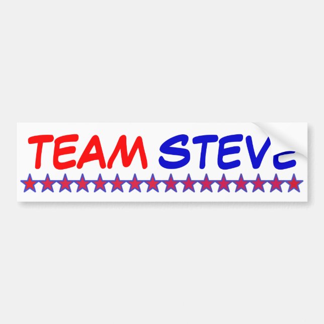 Adesivo Para Carro Equipe Steve (Frente)