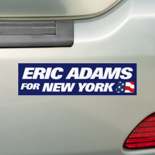 Adesivo Para Carro Eric Adams para Prefeito de Nova York 2025