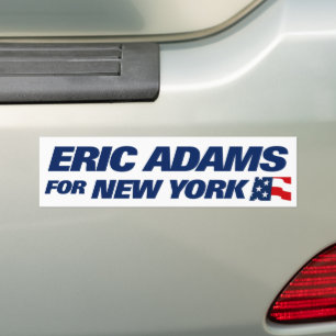 Adesivo Para Carro Eric Adams para prefeito de NYC 2025