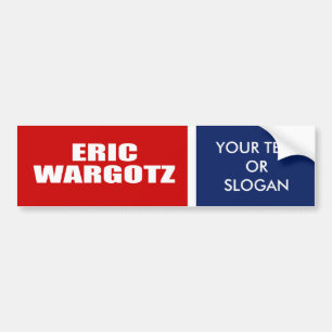 ADESIVO PARA CARRO ERIC WARGOTZ PARA O SENADO