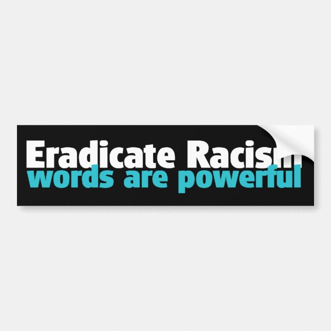 ADESIVO PARA CARRO ERRADIQUE O RACISMO (Frente)
