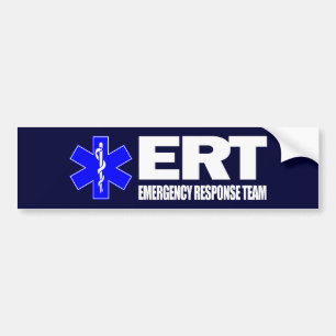 Adesivo Para Carro ERT - Equipe da resposta de emergencia