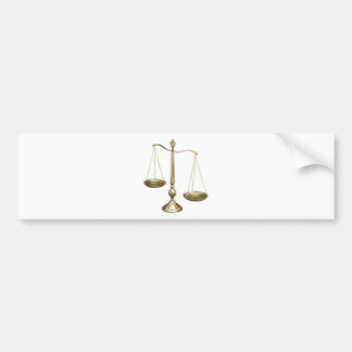 Adesivo Para Carro escalas do ouro de justiça