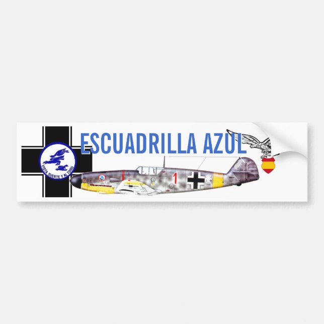 ADESIVO PARA CARRO ESCUADRILLA AZUL (Frente)