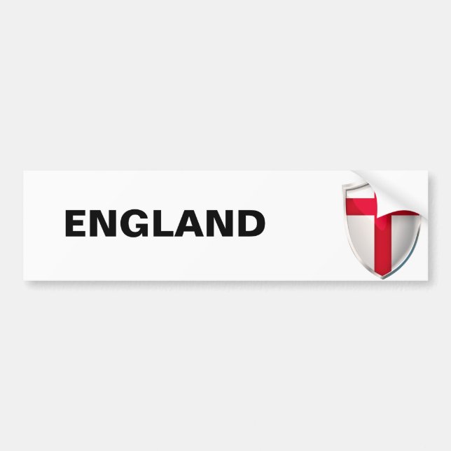 Adesivo Para Carro Escudo da Inglaterra (Frente)