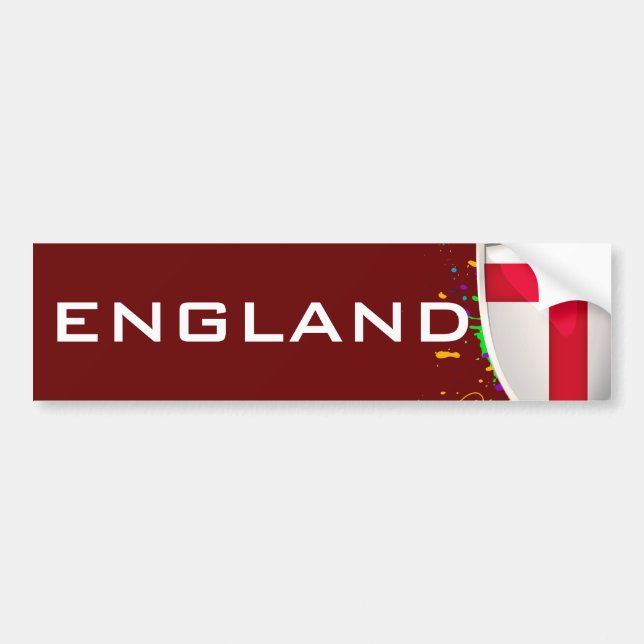Adesivo Para Carro Escudo da Inglaterra (Frente)