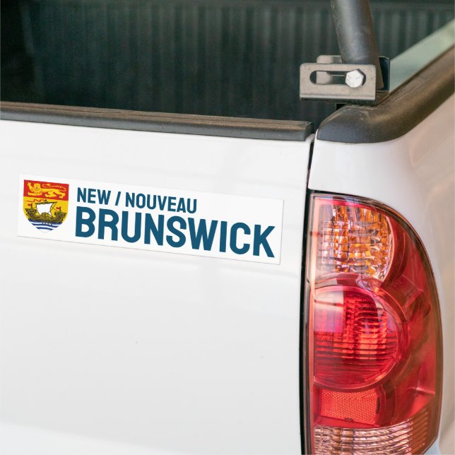 Adesivo Para Carro Escudo de New Brunswick, Canadá (No caminhão)