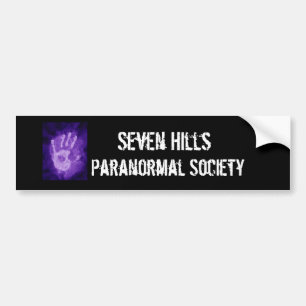 Adesivo Para Carro esp, sete colinas, sociedade Paranormal