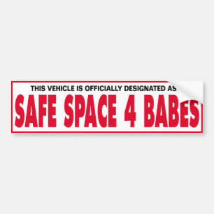 ADESIVO PARA CARRO ESPAÇO SEGURO 4 BEBÊS