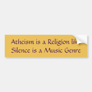 Adesivo Para Carro Espalhe a palavra sobre o ateísmo!