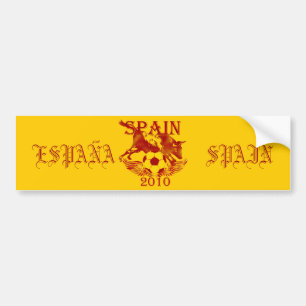 Adesivo Para Carro Espanha 2010 Toro Bull futebol Sticker Espana