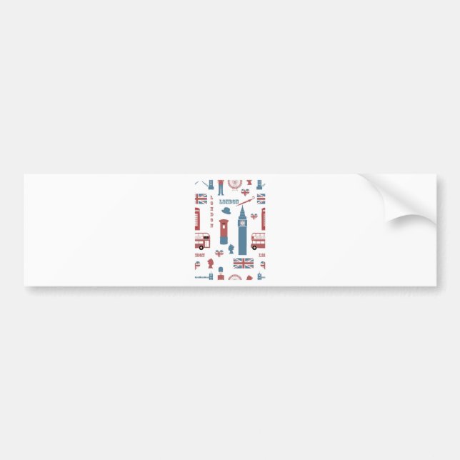 Adesivo Para Carro Especial de Londres (Frente)