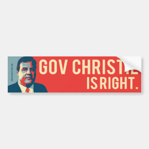 Adesivo Para Carro Esperança de Chris Christie